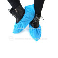 High quality laboratory blue disposable 4gsm CPE plastic shoe covers